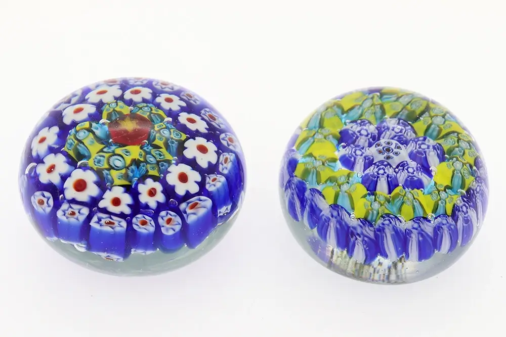 Millefiori Glass Paperweight