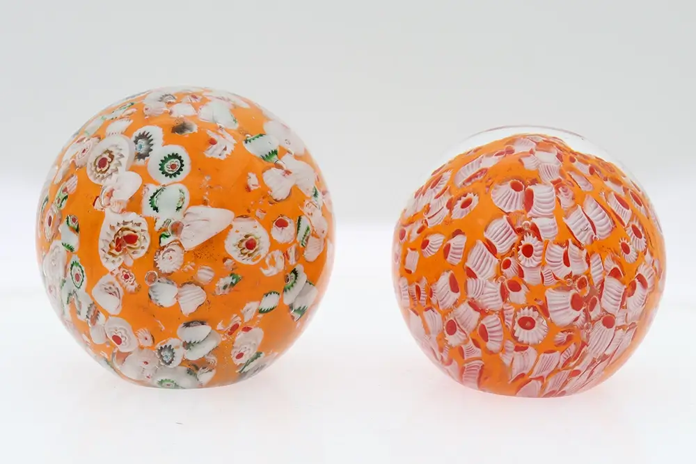 Millefiori Glass Paperweight
