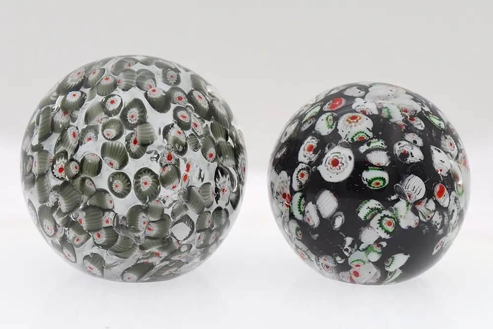 Millefiori Glass Paperweight