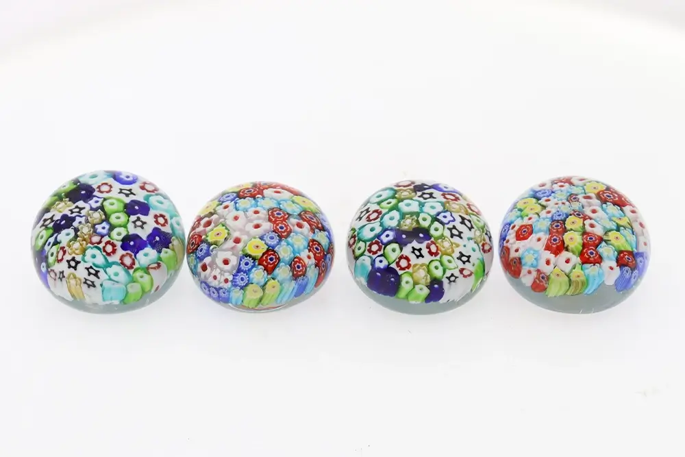 Millefiori Glass Paperweight