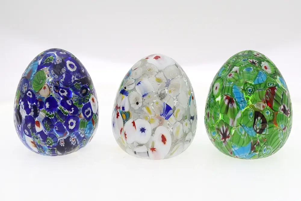 Millefiori Glass Paperweight